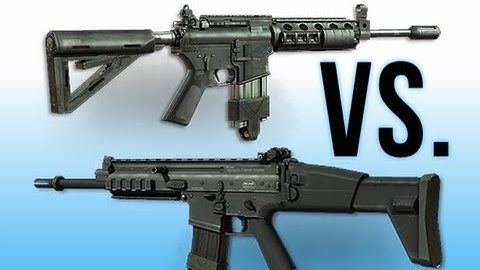 M4A1 vs. Scar-L - MW3 Weapon Comparison Gameplay Commentary