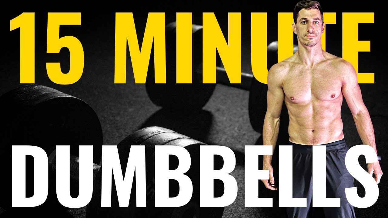 15 Min FULL BODY DUMBBELL WORKOUT AT HOME | Follow Along - YouTube