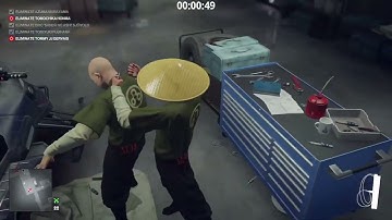 Hitman Speedrun SA "Shaolin handymen" (Featured contract) (1:04)