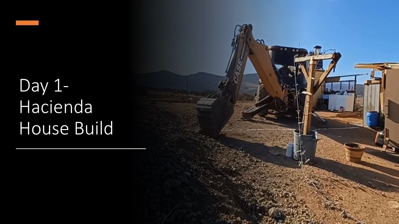 how-to-build-footings-on-hacienda-house-build-vlog-day-1-youtube