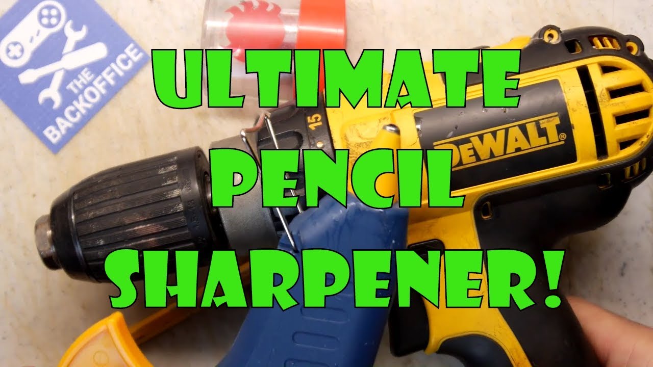Make your own Speed Pencil Sharpener! - YouTube