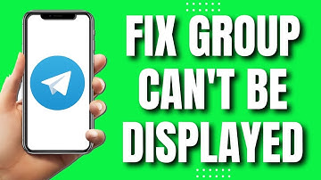 How To Fix Telegram This Group Can
