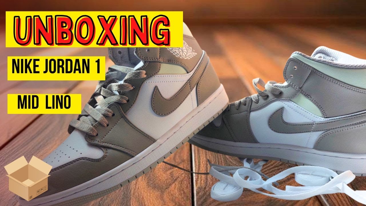 🔥 UNBOXING NIKE AIR JORDAN 1 MID LINO 📦| REVIEW 🔥