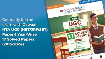 NTA UGC NET Paper 1 - Year-wise 17 Solved Papers 2015-2024