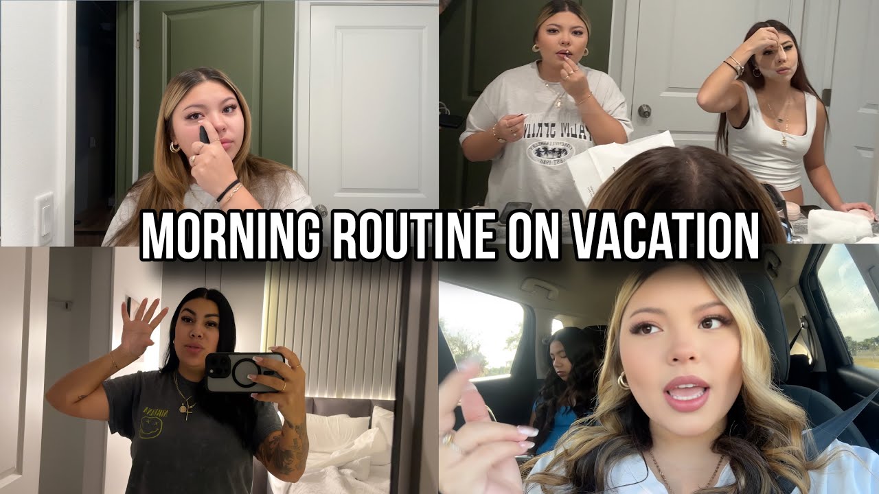 Morning Routine On Vacation * Single Mom Edition* - YouTube