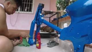 Honda C70 Build: Part 4 Sand and Polishing