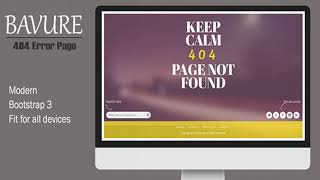 Bavure - Responsive 404 Error Template | Themeforest Website Templates and Themes