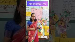 TLM#Alphabets tree#Primary level#English#making alphabet tree with binding wire#Preprimary Tlm