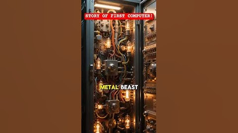 Story of a First Computer ENIAC!#techfact #computer