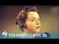 Teenage Hairstyles of the '50s: Techniques & Accessories (1956) | British Pathé