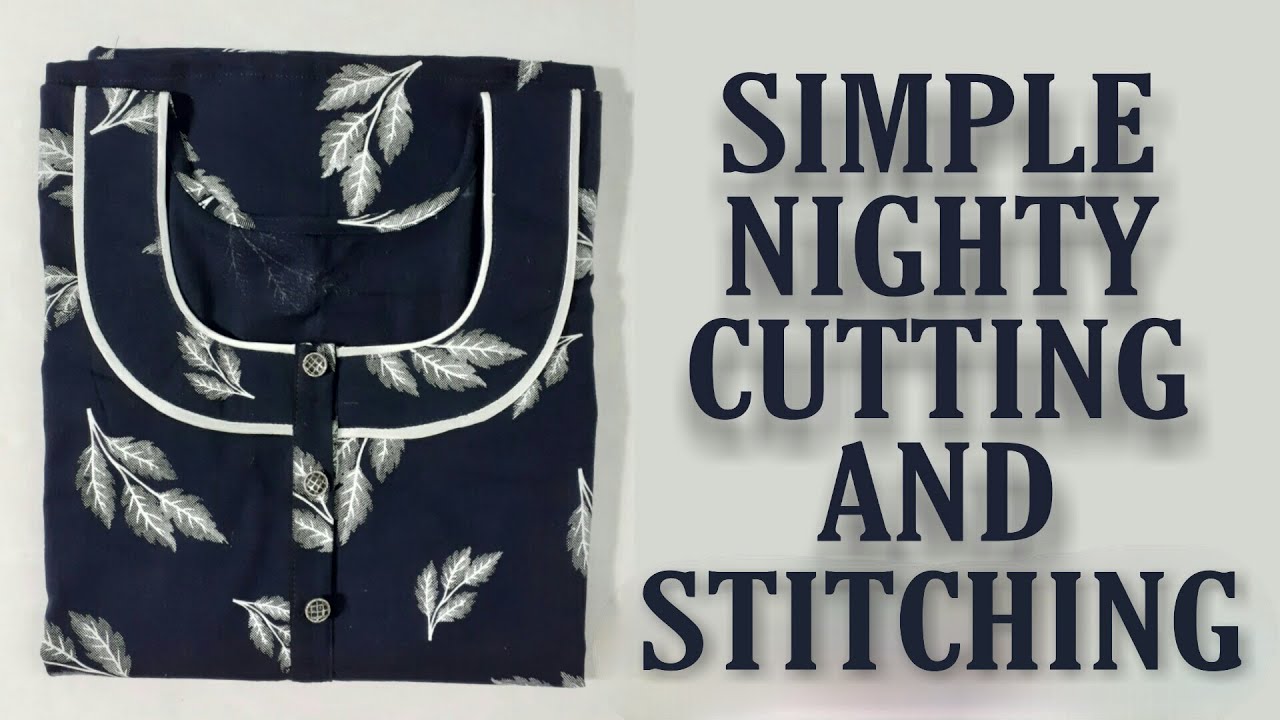 #nightycuttingandstitching NIGHTY CUTTING AND STITCHING MALAYALAM TUTORIAL