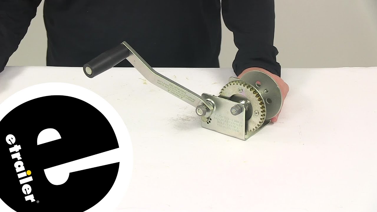 etrailer | All You Need to Know About the Fulton Single Speed Trailer Winch