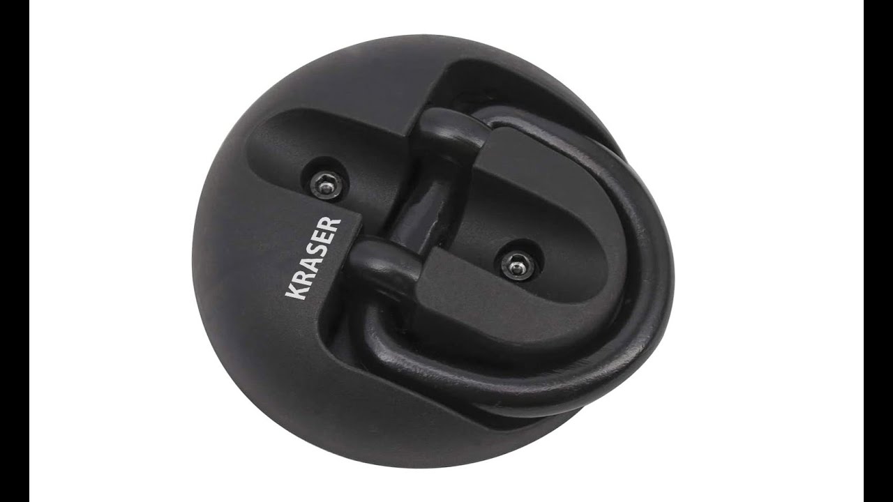 Kraser KR804 Anti-Diebstahl-Sicherheitsanker Motorrad Scooter Fahrrad Boden- oder Wandbefestigung
