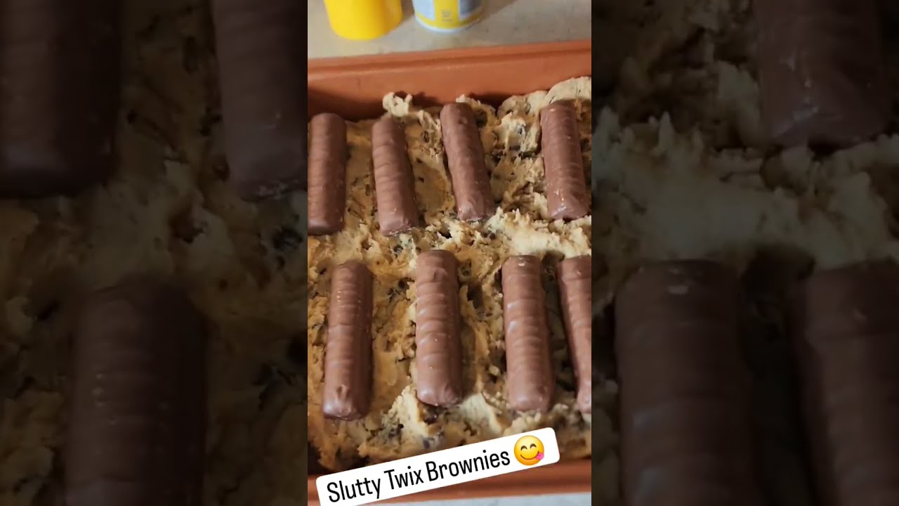 Slutty Twix Brownies Fyp Blothis Up Aleahskitchen