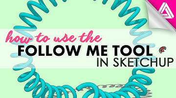 How to use the Follow Me Tool in Sketchup