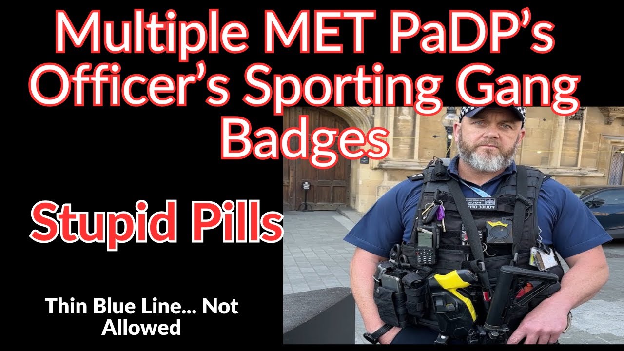 Stupid Pills. MET PaDP Policing
