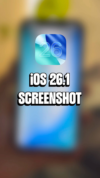 iOS 26.1 New Feature Screenshot #iphone17 #iphoneupdate #ios26features #short #ios26beta #ios26