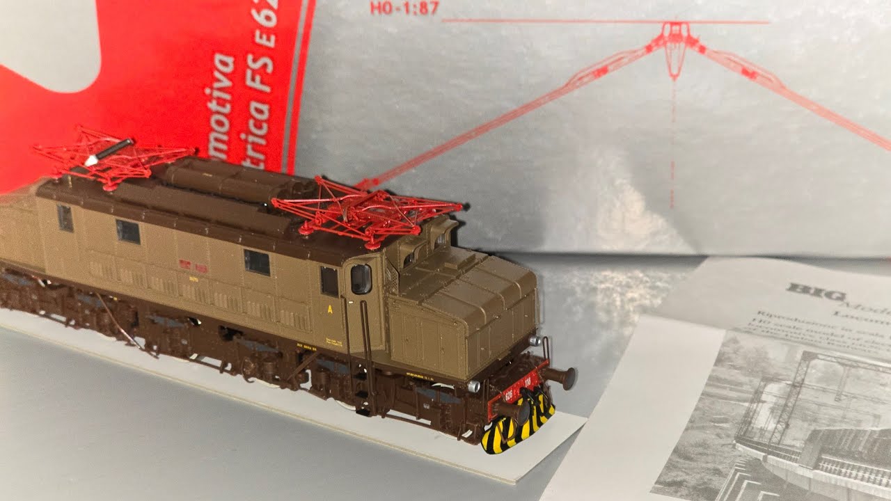 Il TOP del Fermodellismo E626 Big models H0-1:87 visione del modello e ...
