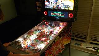 Attack From Mars Remake Pinball Machine overview. Built in 2018.