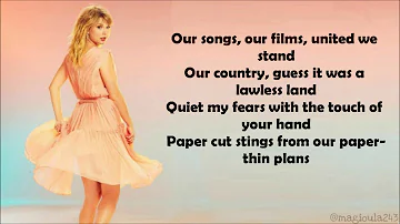 Taylor Swift - Death By A Thousand Cuts (Lyrics)