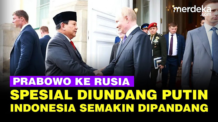 Spesial Prabowo Diundang Putin ke Rusia, Seskab Teddy: Indonesia Semakin Dipandang Dunia