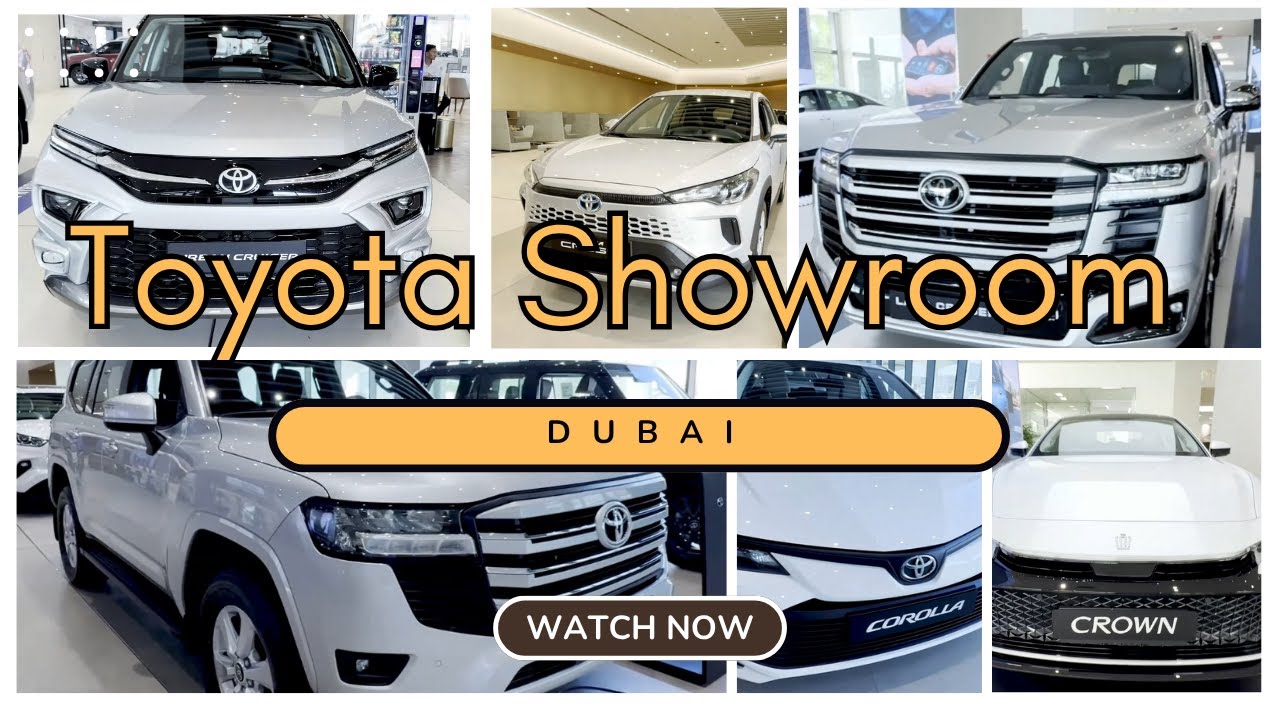 Dubai’s LUXURY Toyota Showroom 2025 | Latest Toyota Cars, Prices & Features in UAE 🇦🇪