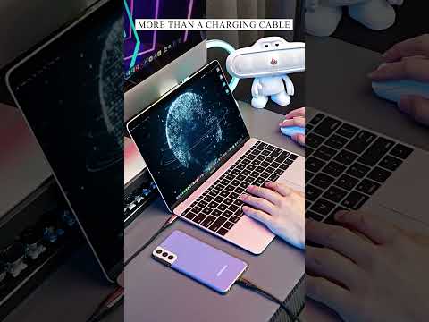 Кабель USB-C на USB-C Vention Power Delivery 100 Вт 5 А LED-дисплей 1.2 м чорний, видео 2