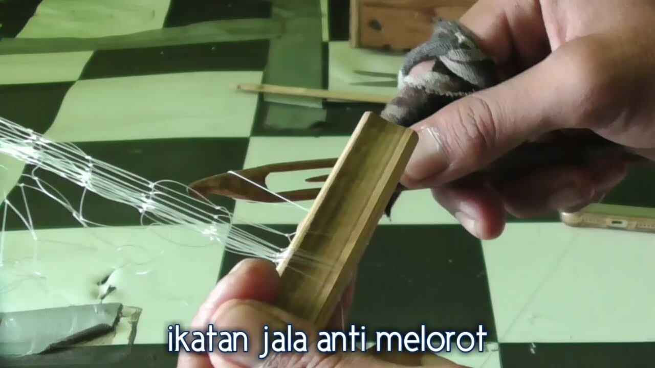  Cara  mengikat jala jaring  ikan  supaya ga melorot YouTube