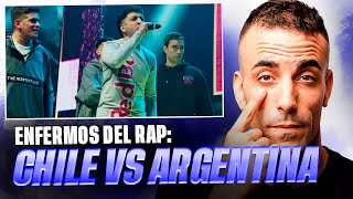 *LA NUEVA GOD LEVEL* 🌏 ARGENTINA VS CHILE (ENFERMOS DEL RAP) 🇦🇷🇨🇱 EXHIBICIÓN - Reacción