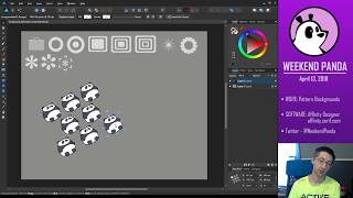 Pattern Background Design in Affinity Designer