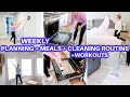 New  weekly cleaning routine  plan with me  what i eat in a day  homemaking  jamies journey