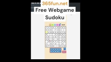 Sudoku #365fun #webgame #games #gaming #hypercasual #gameplay #flashgame #animation #html5