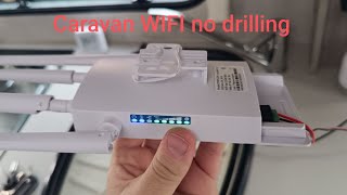 Caravan Wifi without holes or drilling. Cheap! #caravan #wifi #internet #offgrid