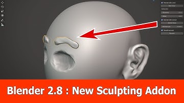 Blender 2.8 Sculpting Addon : Fast Sculpt