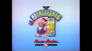Opening Closing To The Flintstones The Very First Episode 1991 Vhs Hanna-Barbera Home Video
