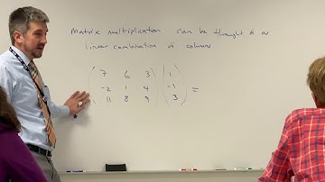 Matrix multiplication using linear combination
