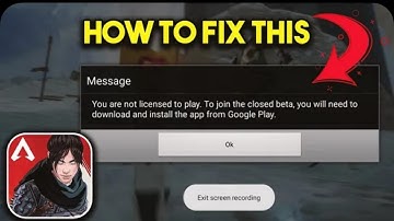How to download Apex legend | License Error Fixed for Apex Legend Mobile [100% Working]