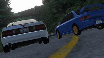 The white comet returns to akagi.. - [GC8 Vs FC3S] Initial Unity -