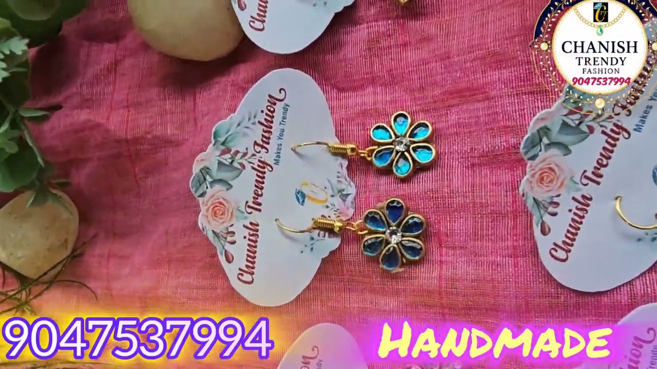 Серьги ручной работы 