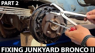 Fixing the Tires and Drum Brake on Your Ford Bronco II