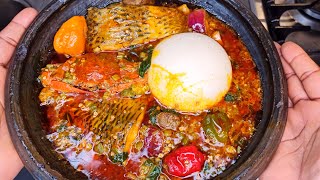 How To Make TILAPIA OKRO STEW