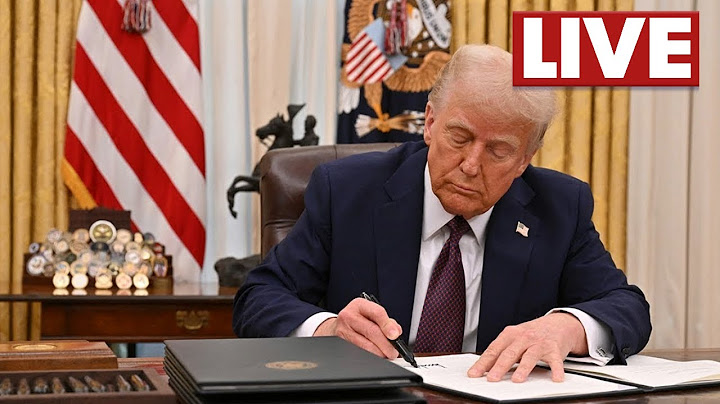 LIVE l President Trump signs GENIUS Act