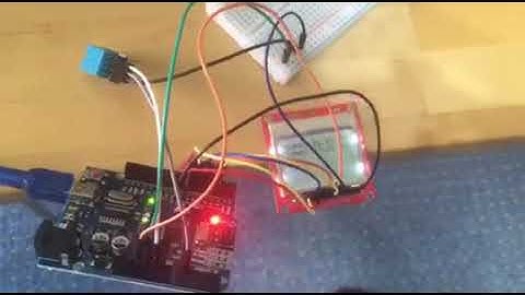 Temperature and humidity monitor with full code (Arduino + DHT 11 sensor + Nokia 5110 LCD)