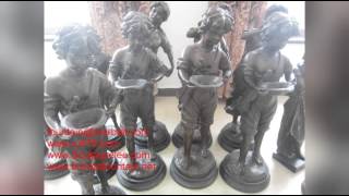 Bronze Mailbox Statues