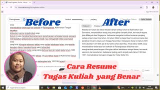 Cara Membuat Resume utk Tugas Kuliah