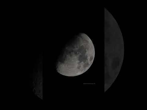 ✅ Как выглядит Луна в телескоп? (Sky-Watcher 150/750 на EQ3-2) #телескоп #shorts #луна