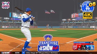 MLB The Show 24 Los Angeles Dodgers vs Washington National - Franchise Mode #8 - Gameplay PS5 4K