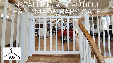 Installing Hand Built Baby Gate  |  Built Using A Festool Domino Machine | EP#61