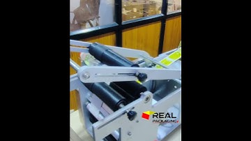 Semi automatic Labeling machine | Round sticker labeling machine +91 7385119443 #labeling #sticker