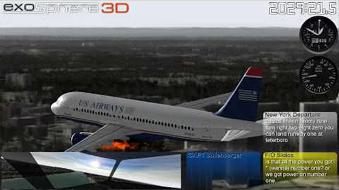 Flight 1549 3D Reconstruction, Hudson River Ditching Jan 15, 2009